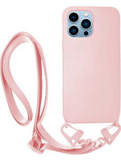 Vivid Silicone Strap Back Cover Nude (iPhone 13 Pro)
