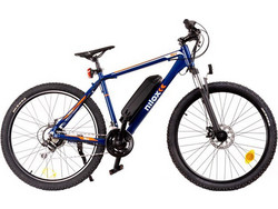 Nilox X6 Plus Ηλεκτρικό Ποδήλατο Trekking 27.5" 250W με 21 Ταχύτητες και Δισκόφρενα Μπλε