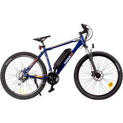 Nilox X6 Plus Ηλεκτρικό Ποδήλατο Trekking 27.5" 250W με 21 Ταχύτητες και Δισκόφρενα Μπλε