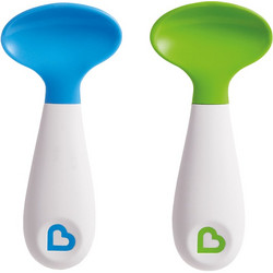 Munchkin Scooper Spoon Σετ Βρεφικά Κουτάλια 9m+ Μπλε Πράσινα 2τμχ