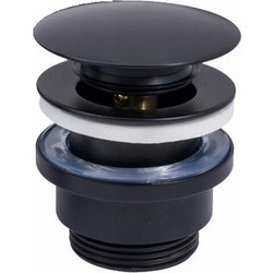 Βαλβίδα νιπτήρος μαύρη Pop Up universal 1 1/4" Ideal 04060/SB