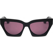 KreuzbergKinder Max C1 Γυναικεία Γυαλιά Ηλίου Cat Eye Κοκάλινα Μαύρα με Γκρι Polarized Φακό