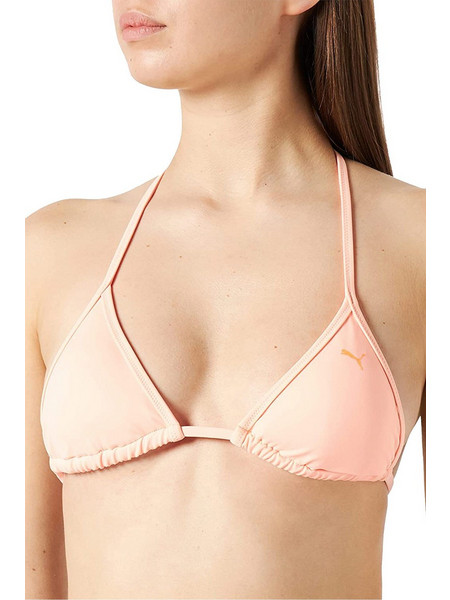 Puma Triangle Αθλητικό Γυναικείο Μαγιό Bikini Top Μπεζ 100000037-025
