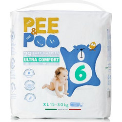 Pee&Poo XL No6 15-30kg 29τμχ