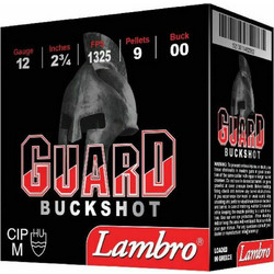 Lambro Guard Buckshot Φυσίγγια Δράμια 12Cal 65mm 9βολα 31.5gr 25τμχ