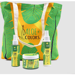 Aloe+ Colors Beach Bag Sun Kissed After Sun Cooling Gel 150ml + After Sun Cooling Mist 100ml + Hair and Body Mist 100ml
