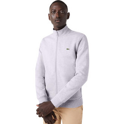 Lacoste Ανδρική Ζακέτα Fleece με Φερμουάρ Λιλά 3SH9622-CCA