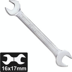 Force 7541617 - Γερμανικό Κλειδί Cr-V 16x17 mm