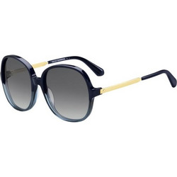 Kate Spade Adriyanna/S PJP/9O Αθλητικά Γυναικεία Γυαλιά Ηλίου Τετράγωνα Μεταλλικά Μαύρα με Μαύρο Polarized Φακό