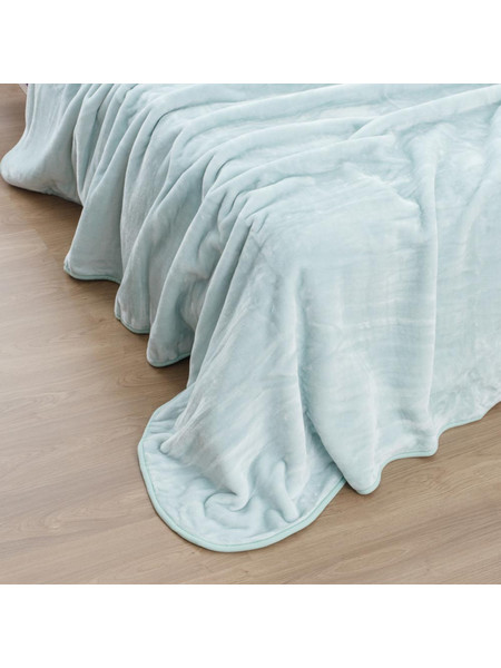 Borea Κουβέρτα Μονόχρωμη K-4 Υπέρδιπλη 220 x 240 cm Γκρι