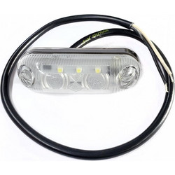 ΦΩΣ ΟΓΚΟΥ LD370 12/24V 3LED ΛΕΥΚΟ 8 x 2,5 -1ΤΕΜ