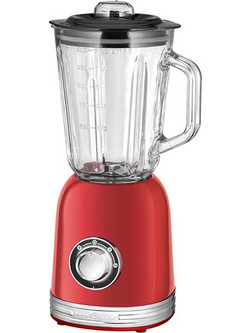 Profi Cook PC-UM 1195 Μπλέντερ για Smoothie με Γυάλινη Κανάτα 1.5lt 800W Κόκκινο