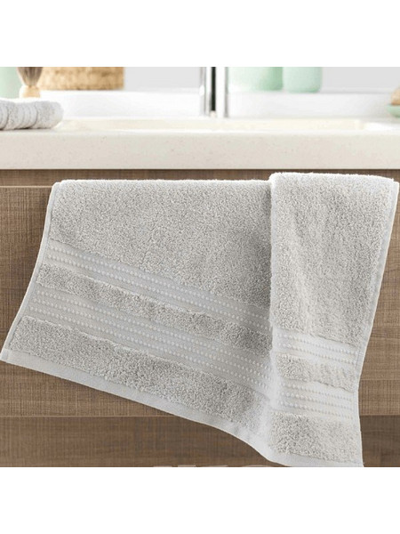 Πετσέτα Excellence 600gr/m Υδρόφιλη Extra Απορροφητική 100% cotton 50x90 Light Grey