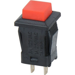 Square Momentary Push Button Red DS-431 SPST