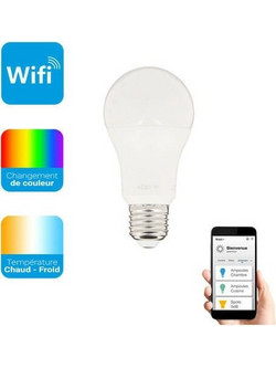 Xanlite Kozii Λαμπτηρας Led Smart Wifi και Bluetooth CCT RGB E27 A60 9W (60W) 806LM