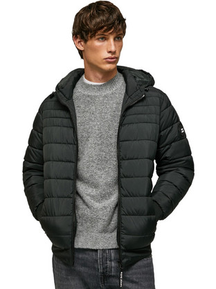Pepe Jeans James Ανδρικό Μπουφάν Χειμωνιάτικο Puffer Μαύρο PM402598-999