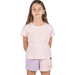 District75 Παιδικό T-Shirt Κοντομάνικο Ροζ 123KGCR-744-0P9