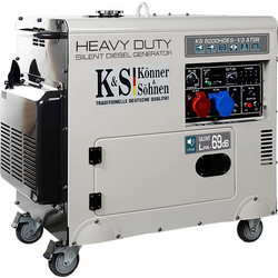 K&S 9200HDES-1/3 ATSR Αθόρυβη Γεννήτρια Πετρελαίου Μονοφασική με Μίζα 9KVA