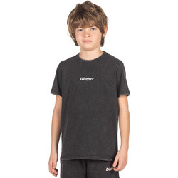 District75 Παιδικό T-Shirt Κοντομάνικο Μαύρο 123KBSS-683-071