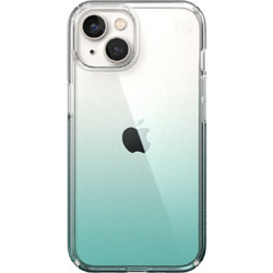 SPECK IPHONE 14 CASE (150064-9594) PRESIDIO PERFECT CLEAR OMBRE (CLEAR/FANTASY TEAL FADE)