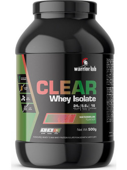 Warriorlab Clear Whey Isolate Watermelon Πρωτεΐνη Ορού Γάλακτος Γράμμωσης Χωρίς Γλουτένη 500gr