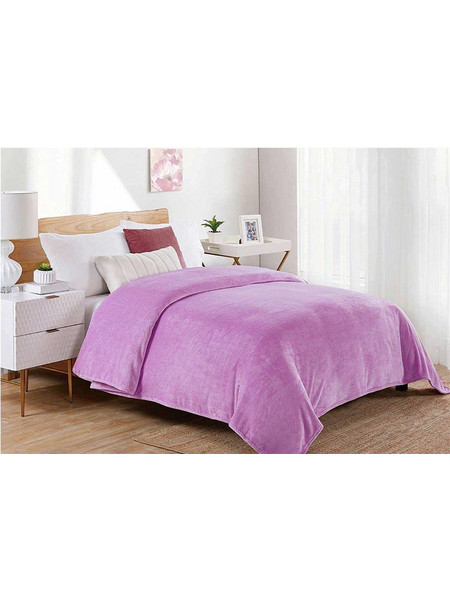Κουβέρτα Υπέρδιπλη 220x240 Coral Fleece 05 Lila Dimcol