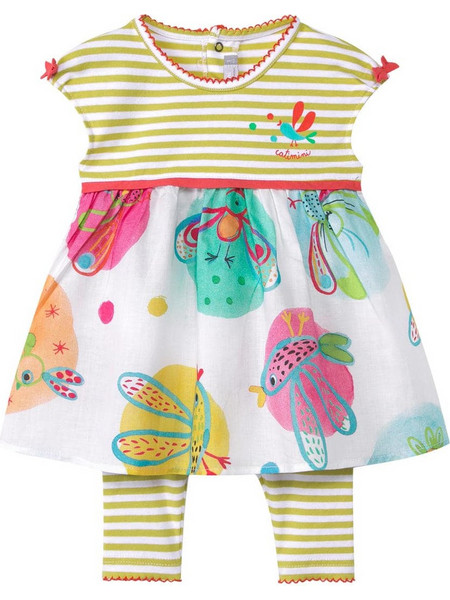 Catimini Σετ με Φόρεμα Dress Spirit Couleur CD30041-07 Εμπριμέ Κορίτσι