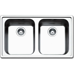 Apell Linear 8580 Ένθετος Νεροχύτης Inox Αντιστρεφόμενος Ματ 79x50cm