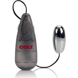 CalExotics Colt Power Bullet Δονητής Bullet με Τηλεχειριστήριο 6cm Ασημί