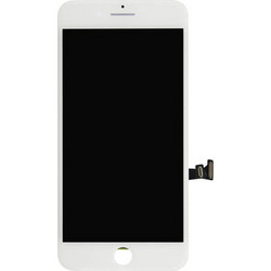Οθόνη LCD και Digitizer Μηχανισμός Αφής για iPhone 8 Plus- Λευκό