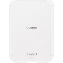 Canon Zoemini 2 Pearl White Έγχρωμος Φορητός Εκτυπωτής Φωτογραφιών Zink