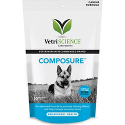VetriScience Calm & Confident Συμπλήρωμα Διατροφής Σκύλου για Διαχείριση Άγχους & Στρες 30 Δισκία