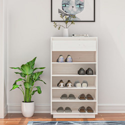 vidaXL Παπουτσοθήκη Ξύλινη Πεύκο Μ60xΠ34xΥ105cm 813551