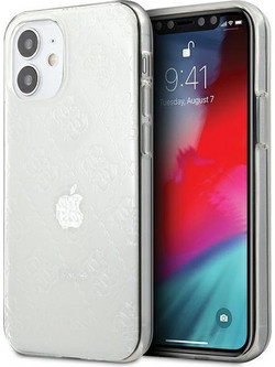 Guess Pattern Collection Back Cover Transparent (iPhone 12 mini)