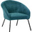 HomeMarkt Πολυθρόνα Βελούδινη Μπλε Joyce HM8549.09