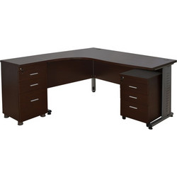 HomeMarkt Σετ Γωνιακό Γραφείο Ξύλινο 160x120x75cm HM10205.02L