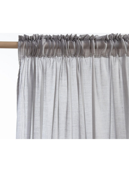 Nef-Nef Κουρτίνα με Τρέσα 140x270 Antel Grey