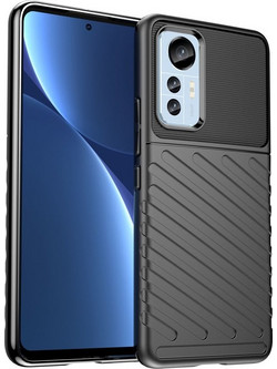 Powertech Thunder Back Cover Black (Xiaomi 12 / 12X)
