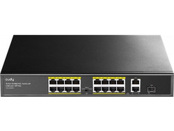 Cudy FS1018PS1 Managed L2 Switch με 16 Θύρες Ethernet 100Mbps και 1 SFP Θύρα