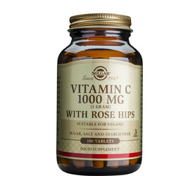 Solgar Vitamin C 1000mg with Rose Hips 100 Ταμπλέτες
