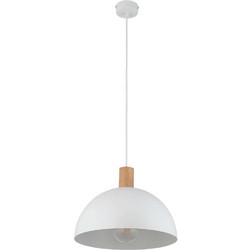 TK Lighting Oslo 4851 Κρεμαστό Φωτιστικό Οροφής E27 Λευκό