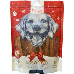 Wanpy Christmas Mix Chicken Jerky Treats 300gr