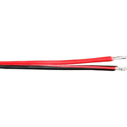 Καλώδιο μεγαφωνικό (ηχείων) 2x0.50mm μαύρο - κόκκινο με μόνωση TCCA - 9-51050