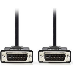 Καλώδιο NEDIS CCGB32000BK20 DVI-D Dual αρσενικό σε DVI-D Dual αρσενικό μήκους 2m - 233-1026