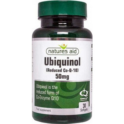 Natures Aid Ubiquinol 50mg 30 Μαλακές Κάψουλες