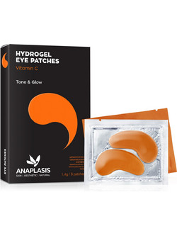 Anaplasis Vitamin C Hydrogel Eye Patches για Λάμψη 8τμχ