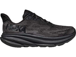 Hoka Glide Clifton 9 Ανδρικά Αθλητικά Παπούτσια για Τρέξιμο Μαύρα 1127895-BBLC