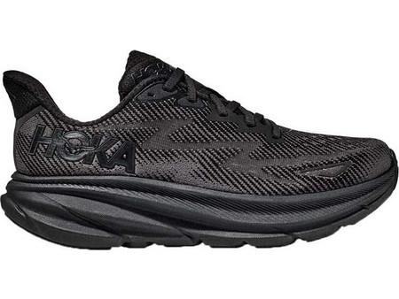 Hoka Glide Clifton 9 Ανδρικά Αθλητικά Παπούτσια για Τρέξιμο Μαύρα 1127895-BBLC