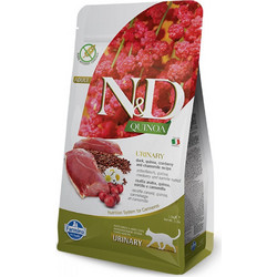 Farmina N&D Quinoa Grain Free Urinary Adult with Duck, Quinoa, Cranberry & Chamomile 300gr