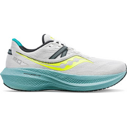 Saucony Triumph 20 Ανδρικά Αθλητικά Παπούτσια για Τρέξιμο Λευκά S20759-15